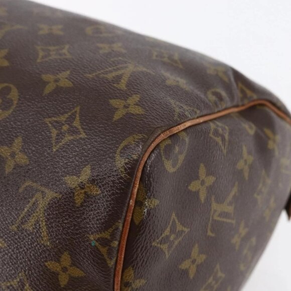 LOUIS VUITTON Monogram Speedy 30 Hand Bag M41526 LV Auth 145914 - Picture 4 of 16